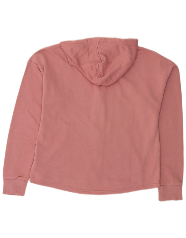 Puma Pull à capuche zippé pour femme UK 18 XL Rose Coton