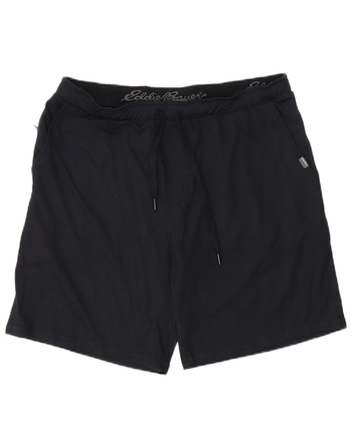 EDDIE BAUER Short de Sport Homme Grand Noir Polyester