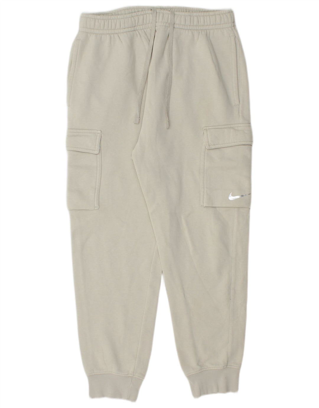 Nike Pantalon de survêtement coupe standard en coton blanc moyen pour homme
