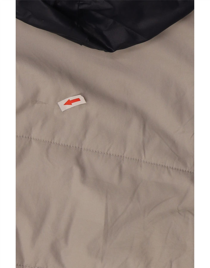 Fila Veste rembourrée à capuche pour homme UK 38 Gris moyen Coton