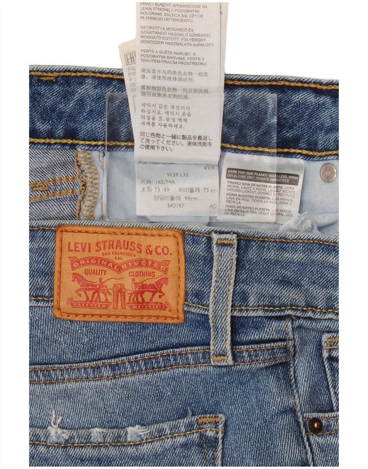 LEVI'S Jean Slim 712 Femme W29 L32 Bleu Coton