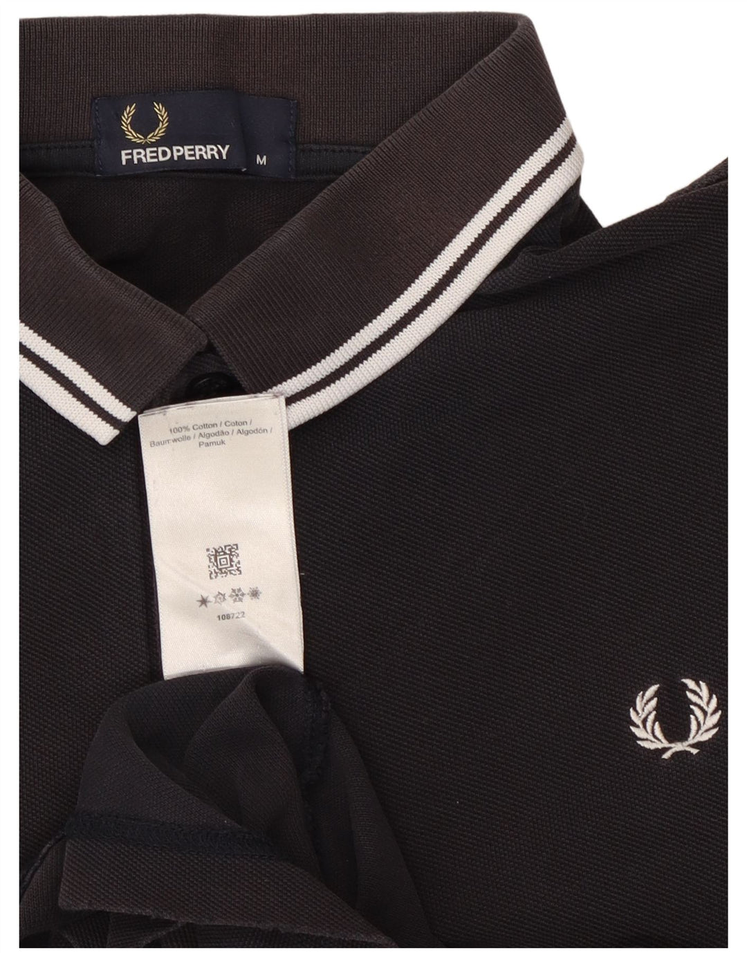 Fred Perry Polo Homme Bleu Marine Moyen Coton