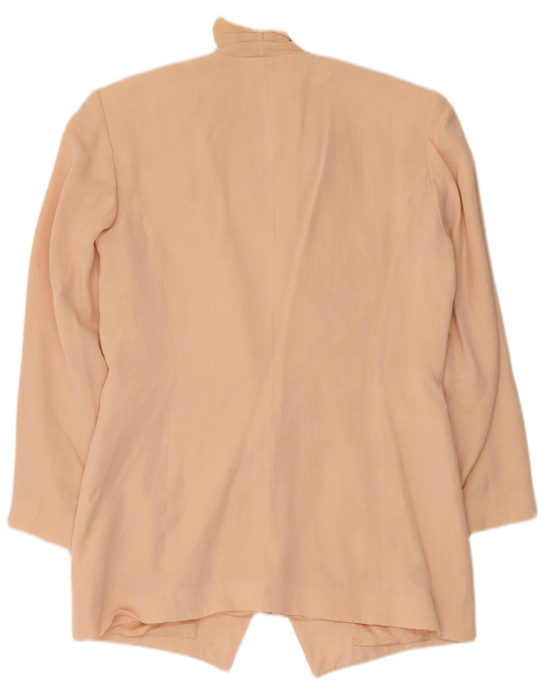 vintage Femme Double Breasted Blazer Veste UK 12 Viscose Rose Moyenne