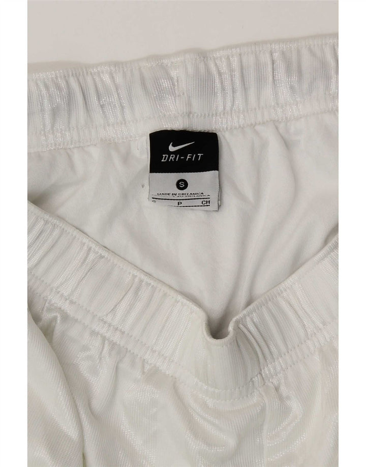 Nike Short de sport Dri Fit pour homme en polyester à fines rayures blanches