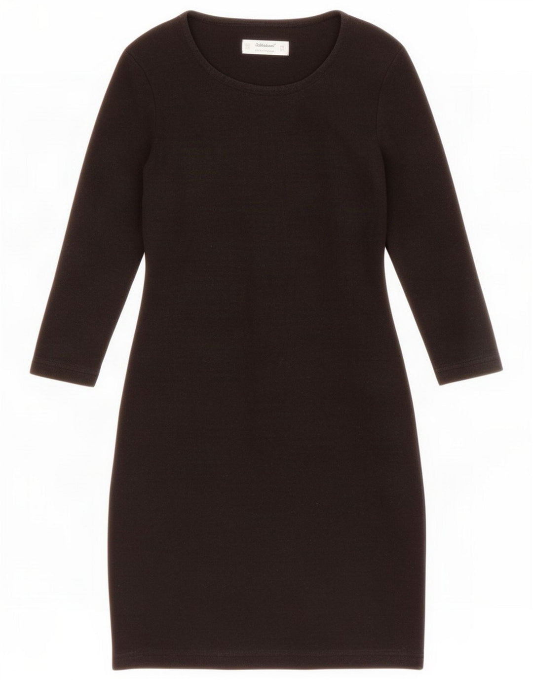 St Michael Robe basique à manches longues pour femme UK 12 Medium Black