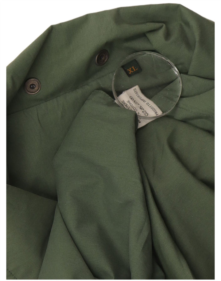 veste utilitaire homme vintage UK 42 XL Polyester vert