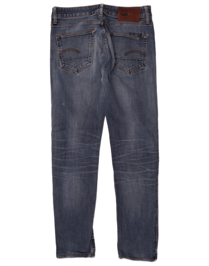 Jeans Slim Femme G-Star W29 L30 Bleu Coton