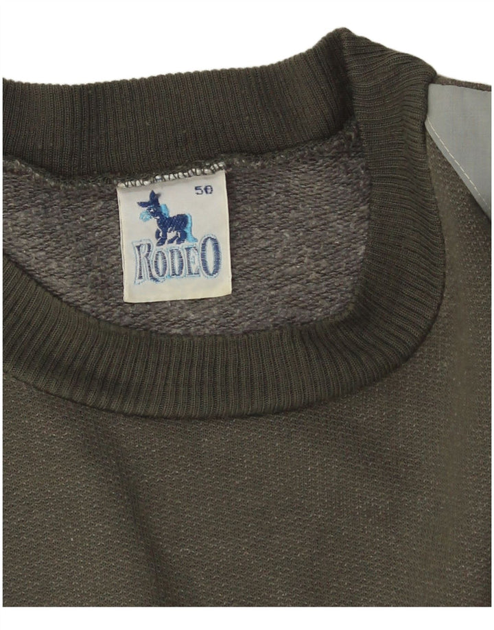 Rodeo Sweat Homme Jumper IT 50 Kaki Moyen Colorblock Polyacrylique