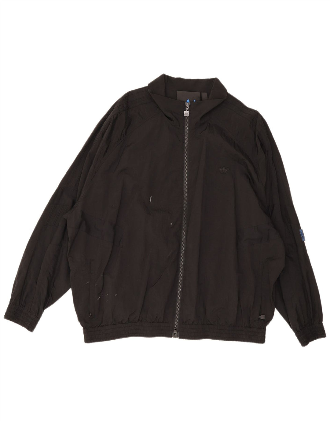 Adidas Veste bomber coupe ample pour homme UK 42 XL Noir Polyamide