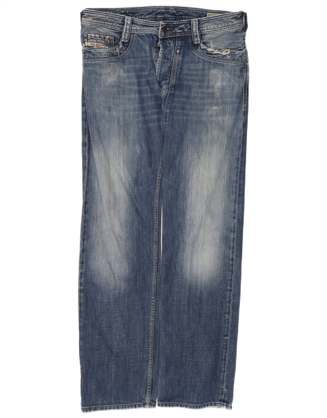 Diesel Jean Droit Timmen W33 L34 Homme Bleu Coton