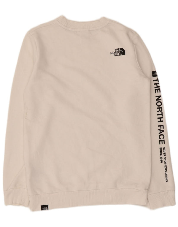 The North Face Sweat-shirt graphique pour femme UK 6 XS en coton blanc