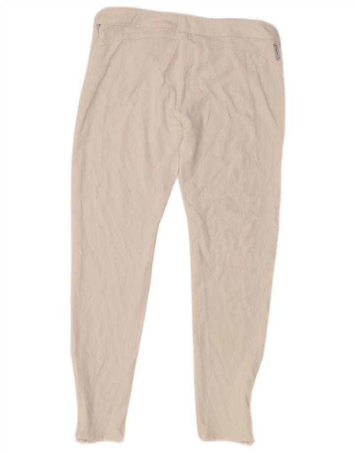 Armani Pantalon décontracté slim pour femme Medium W30 L26 Viscose blanche