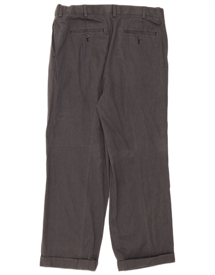 Eddie Bauer Pantalon Chino Pegged Homme W36 L31 Gris Classique