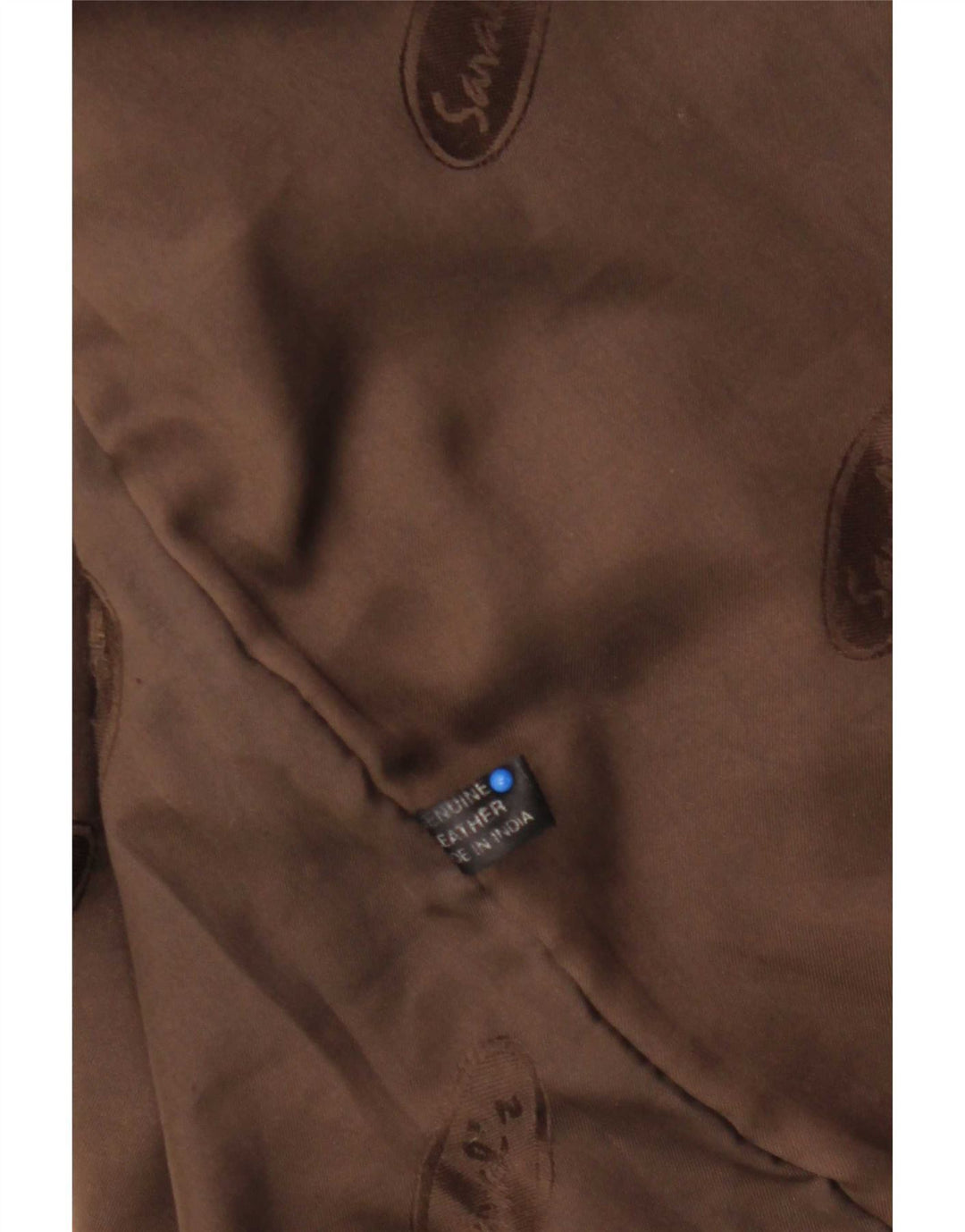 veste en cuir homme vintage UK 40 Grand Marron