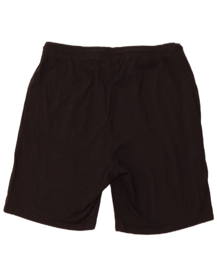 KAPPA Short de Sport Homme 2XL Coton Noir
