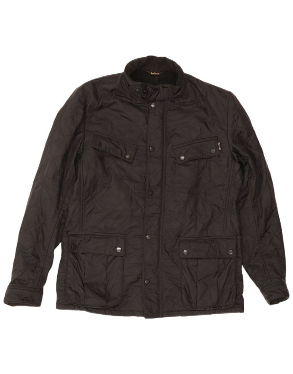 Barbour Veste matelassée pour homme UK 42 XL Noir Polyamide