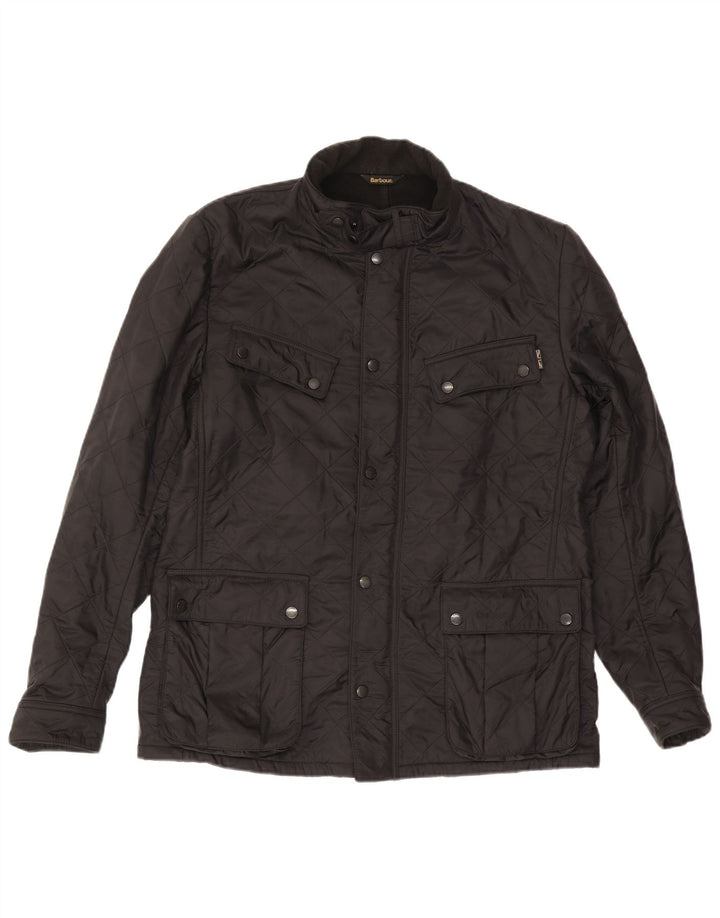 Barbour Veste matelassée pour homme UK 42 XL Noir Polyamide