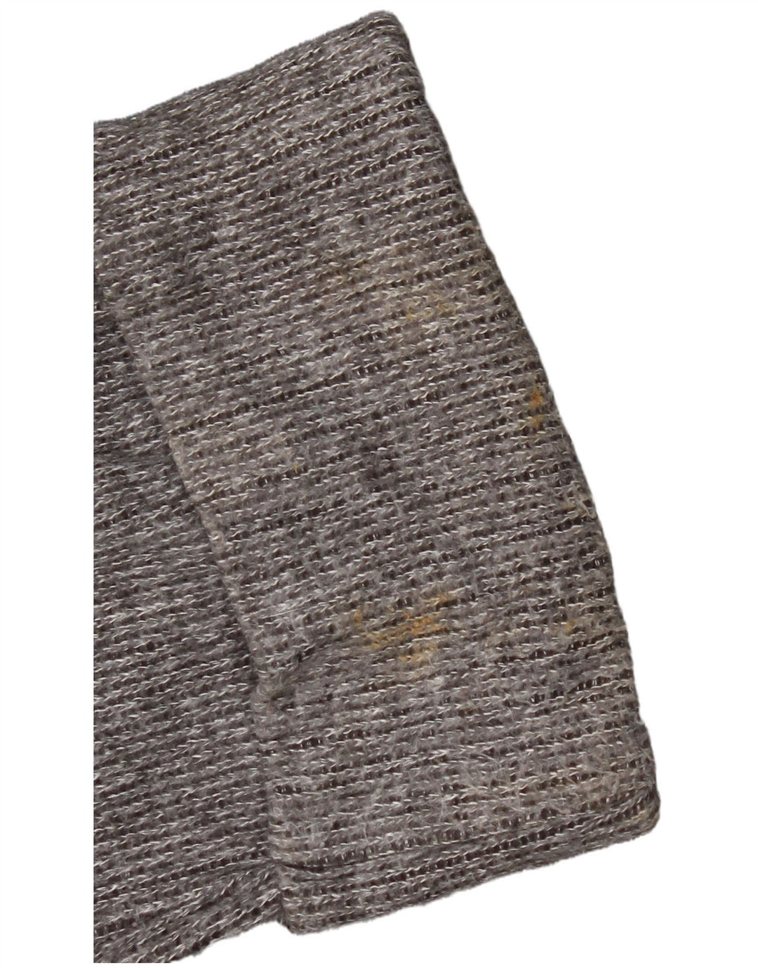 Zara Pull court à col roulé pour femme UK 14 Gris moyen moucheté