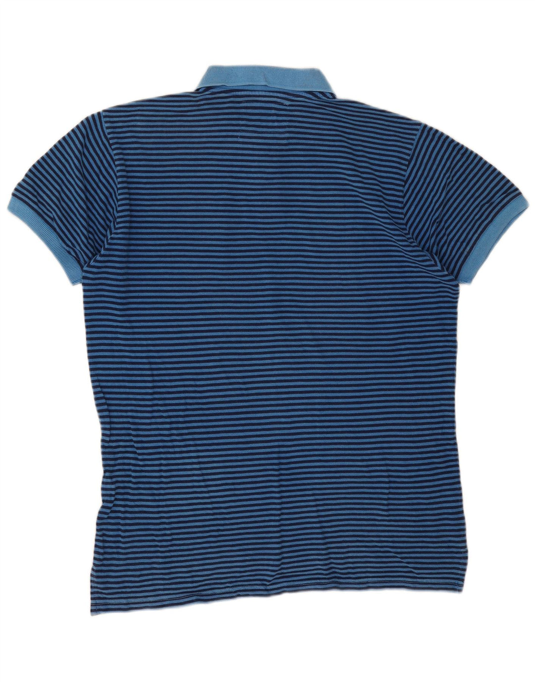 North Sails Polo Homme Large Bleu Rayé Coton