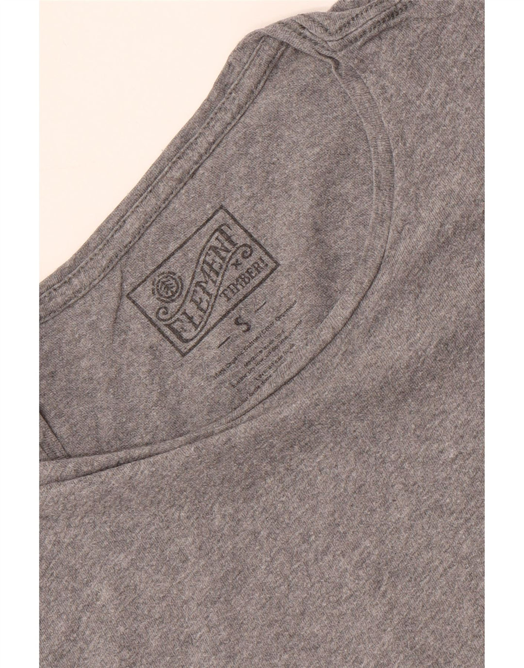 Element T-Shirt Graphique Homme Petit Gris