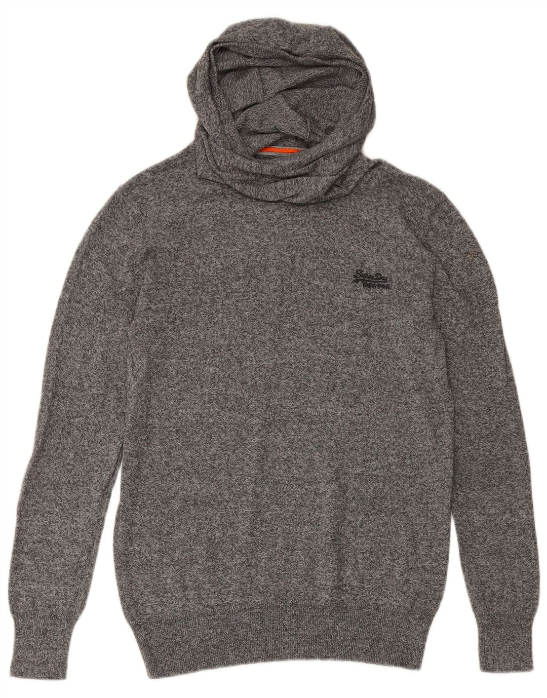 SUPERDRY Pull à capuche pour homme Gris moyen Coton