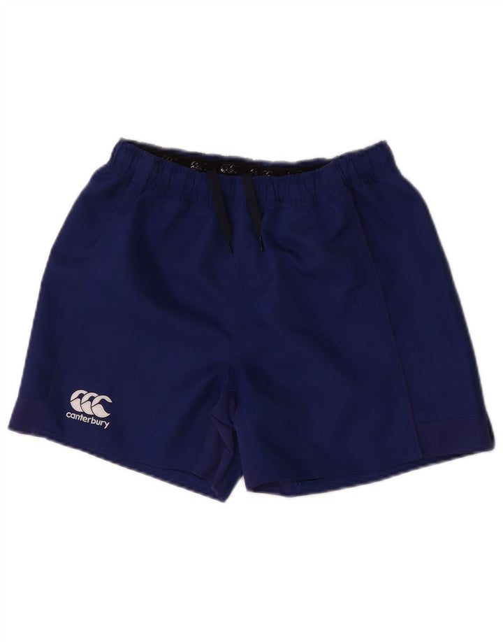 Canterbury Short de Sport Garçon 13-14 ans Bleu Marine Polyester