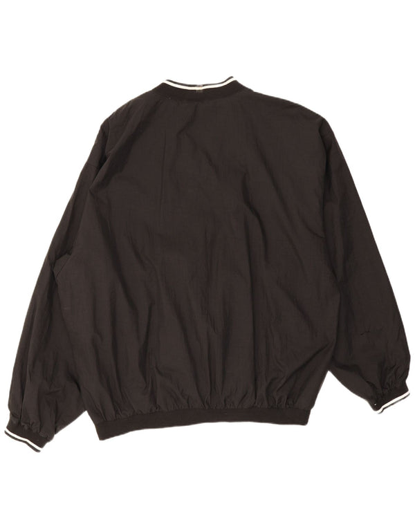 Reebok Haut de Survêtement Pullover Homme Noir Nylon XL