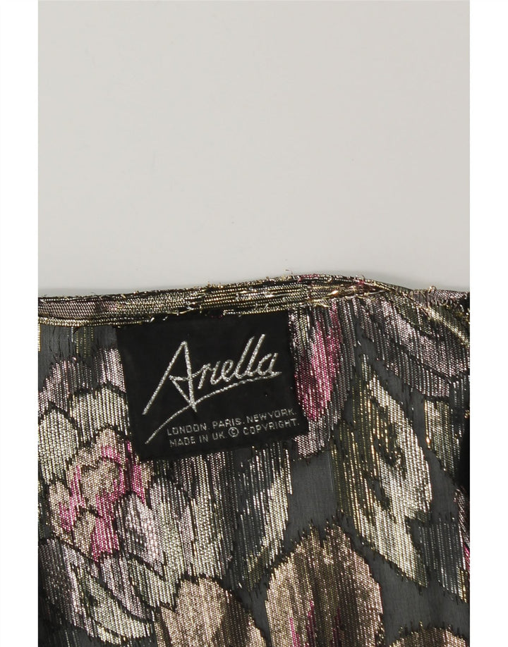 ARELLA Cardigan court pour femme UK 16 Grand motif floral multicolore