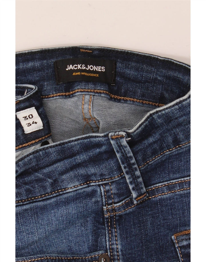 JACK & JONES Jean Slim GLENN W30 L30 Homme Bleu