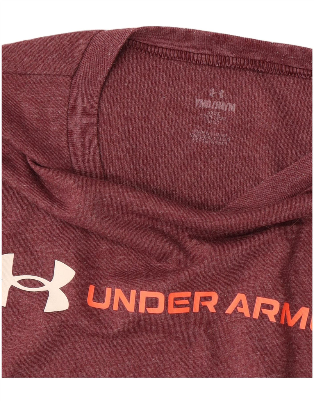 UNDER ARMOUR T-shirt graphique pour garçon 9-10 ans Bordeaux moyen