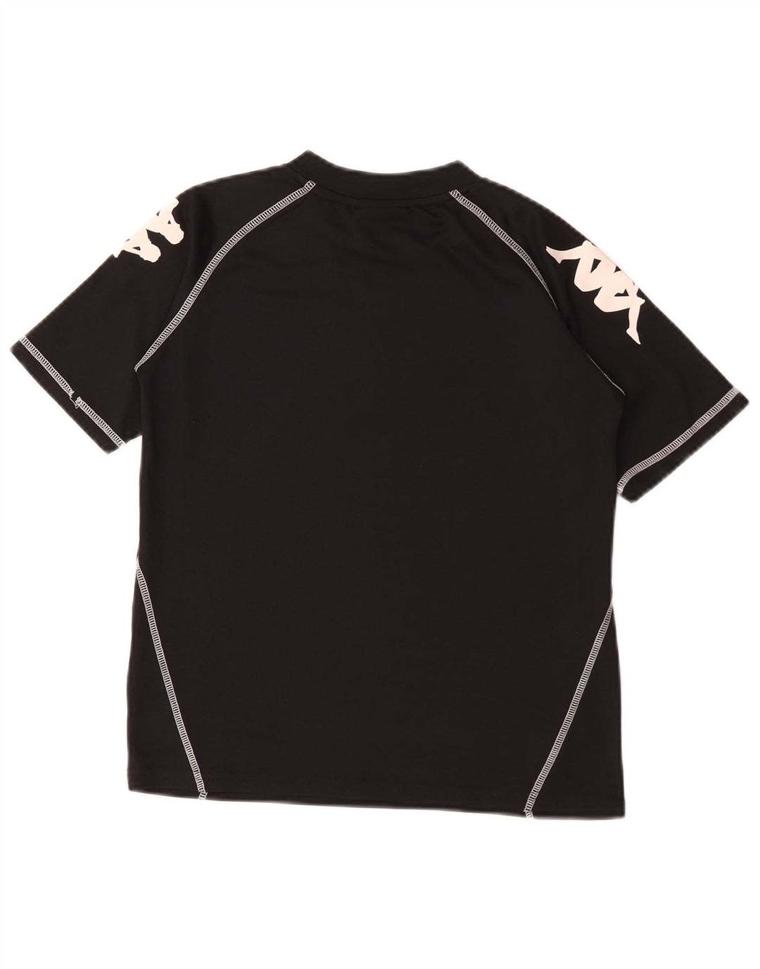 Kappa T-Shirt Graphique Garçon 11-12 ans Noir Polyester