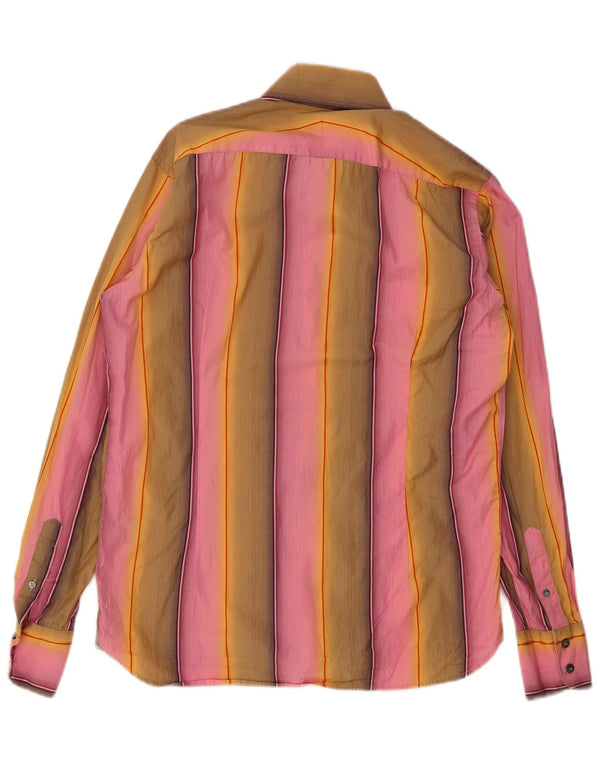 Ted Baker Chemise Homme Taille 3 Moyenne Coton Rayé Multicolore