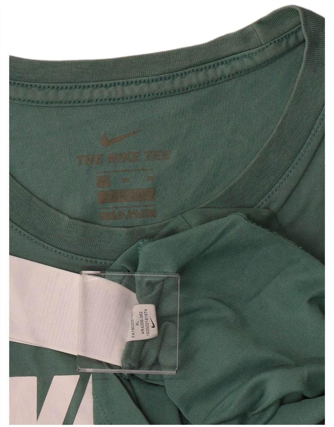 Nike T-shirt graphique pour homme XL en coton vert