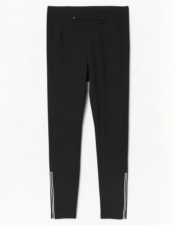 Nike Leggings Femme UK 10/12 Polyester Noir Moyen