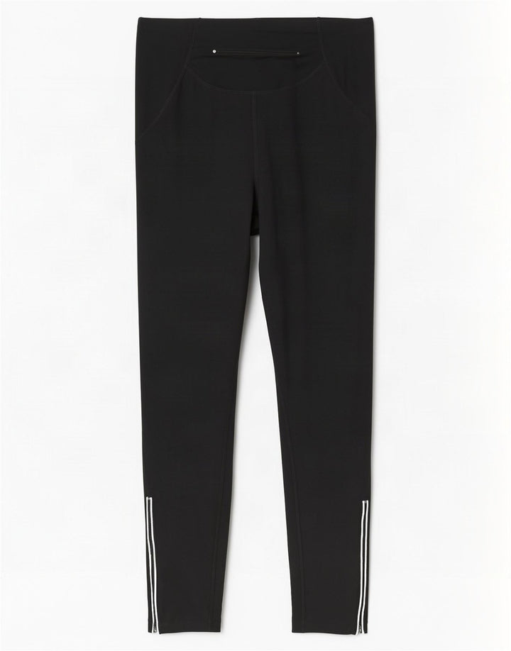 Nike Leggings Femme UK 10/12 Polyester Noir Moyen