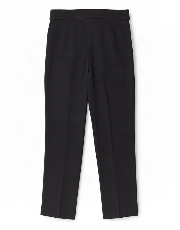 Marks & Spencer Pantalon décontracté pour femme UK 10 Small W27 L26 Bleu marine
