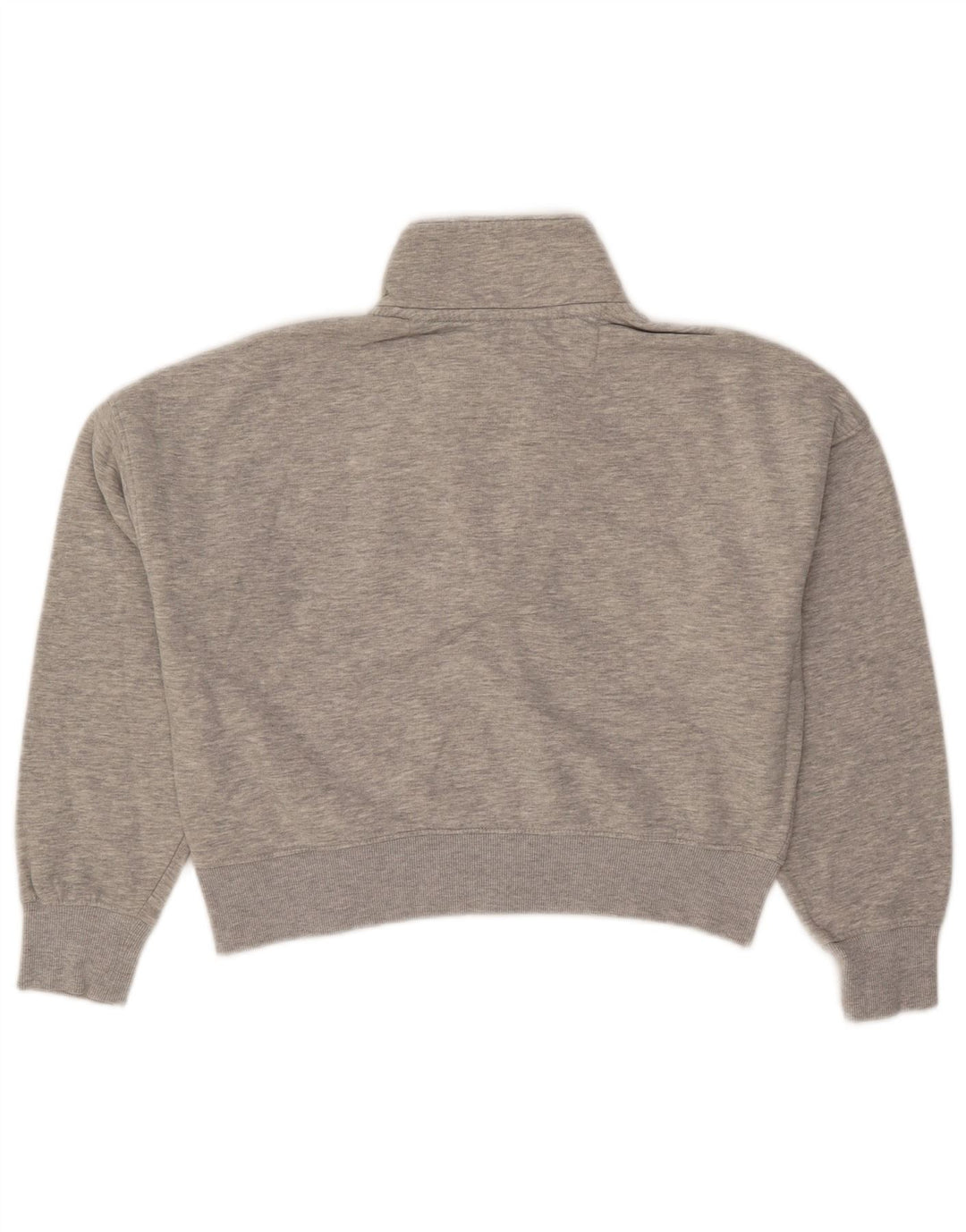 Jack Wills Sweat-shirt court surdimensionné pour femme UK 8 Petit gris moucheté