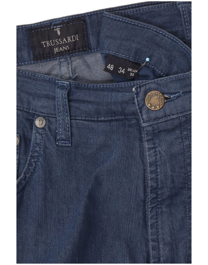 TRUSSARDI Jean Droit Homme W32 L32 Bleu