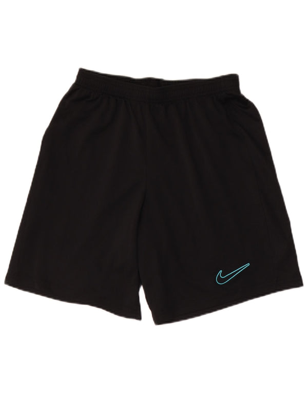 Short de sport Nike Dri Fit Slim pour garçon 10-11 ans, noir moyen, polyester
