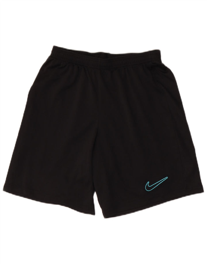 Short de sport Nike Dri Fit Slim pour garçon 10-11 ans, noir moyen, polyester