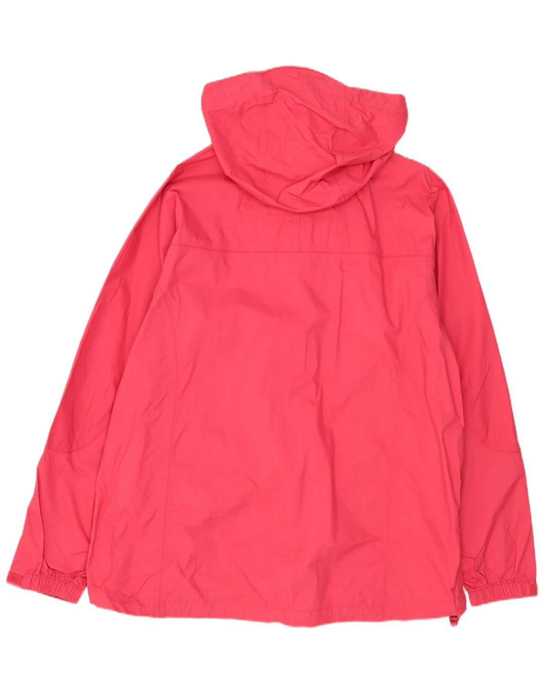 L.L.Bean Veste de pluie à capuche pour femme UK 16 Large Rose Nylon