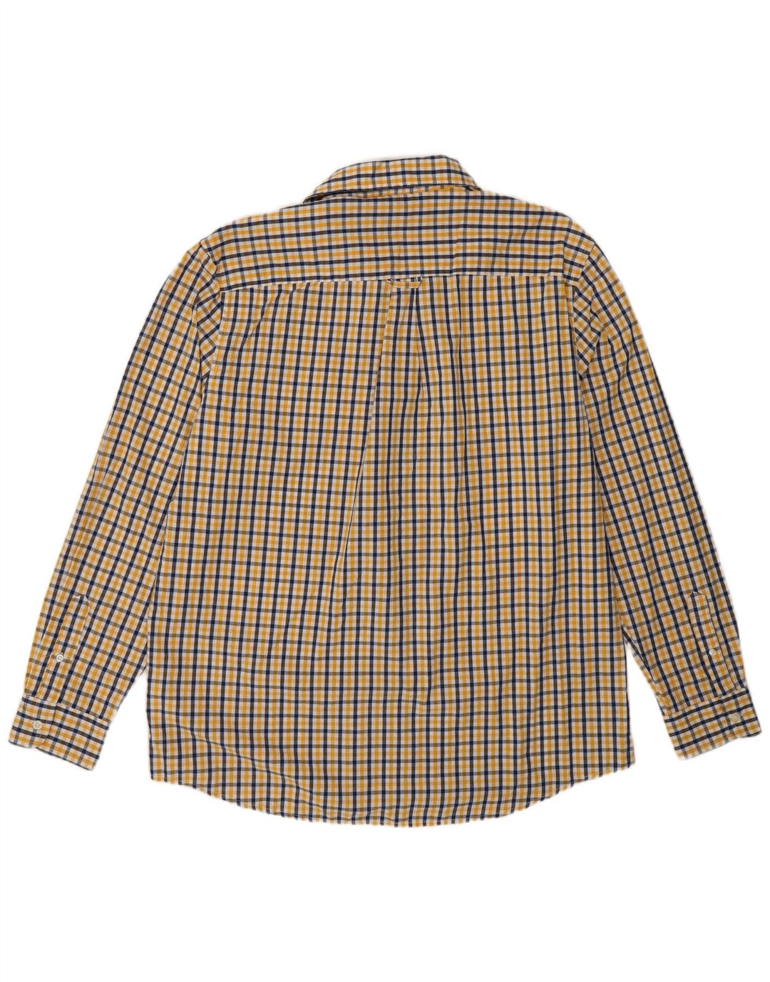 Chaps Chemise Homme XL Jaune Vichy Coton