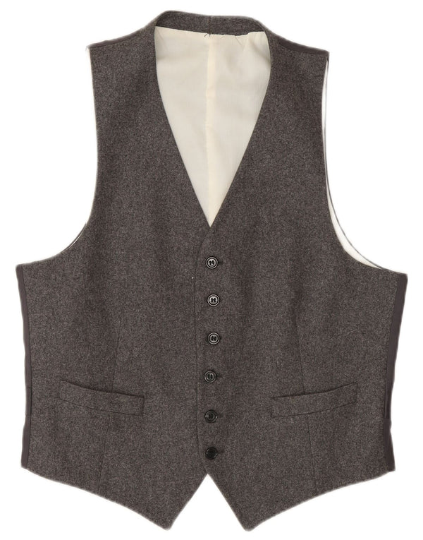 gilet homme vintage petit gris