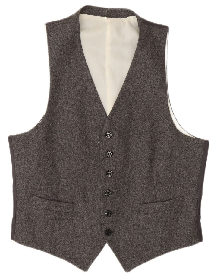 gilet homme vintage petit gris