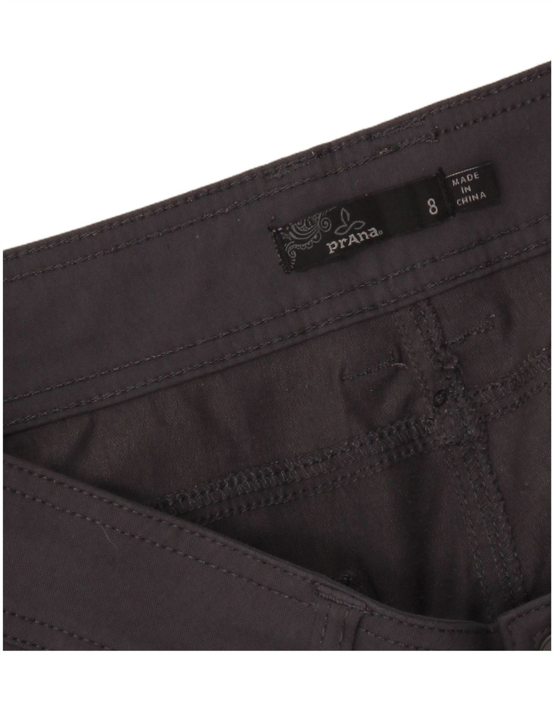 PRANA Short cargo pour femme US 8 Medium W32 Gris