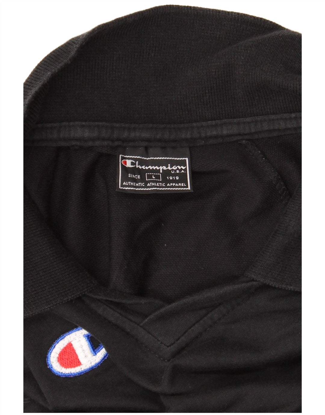 CHAMPION Polo Homme Grand Noir