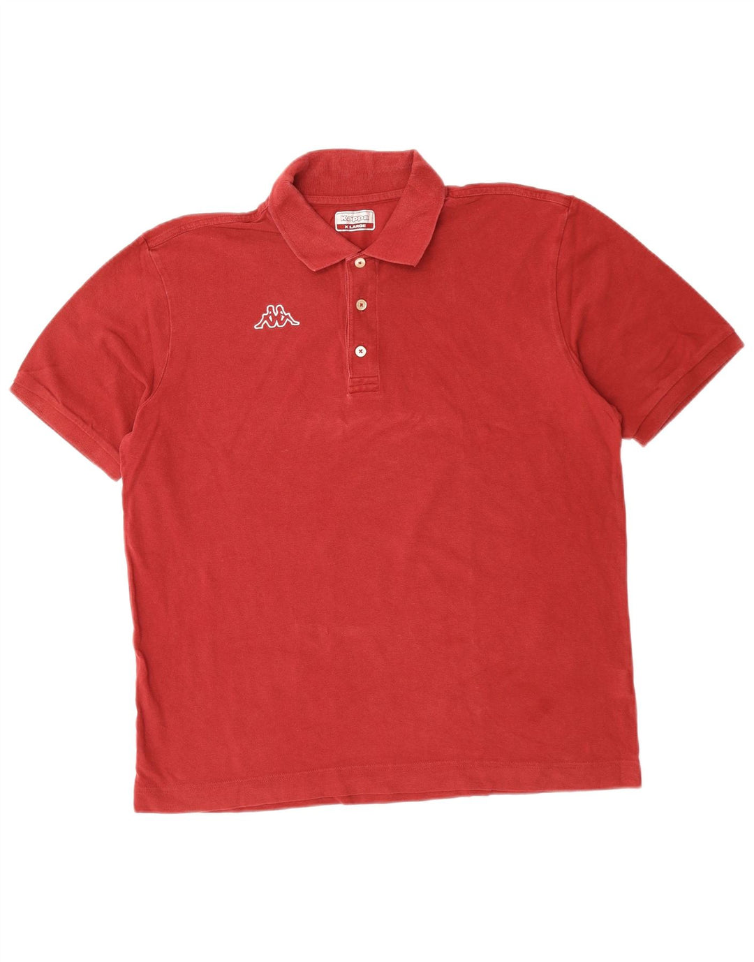 KAPPA Polo Homme XL Rouge Coton