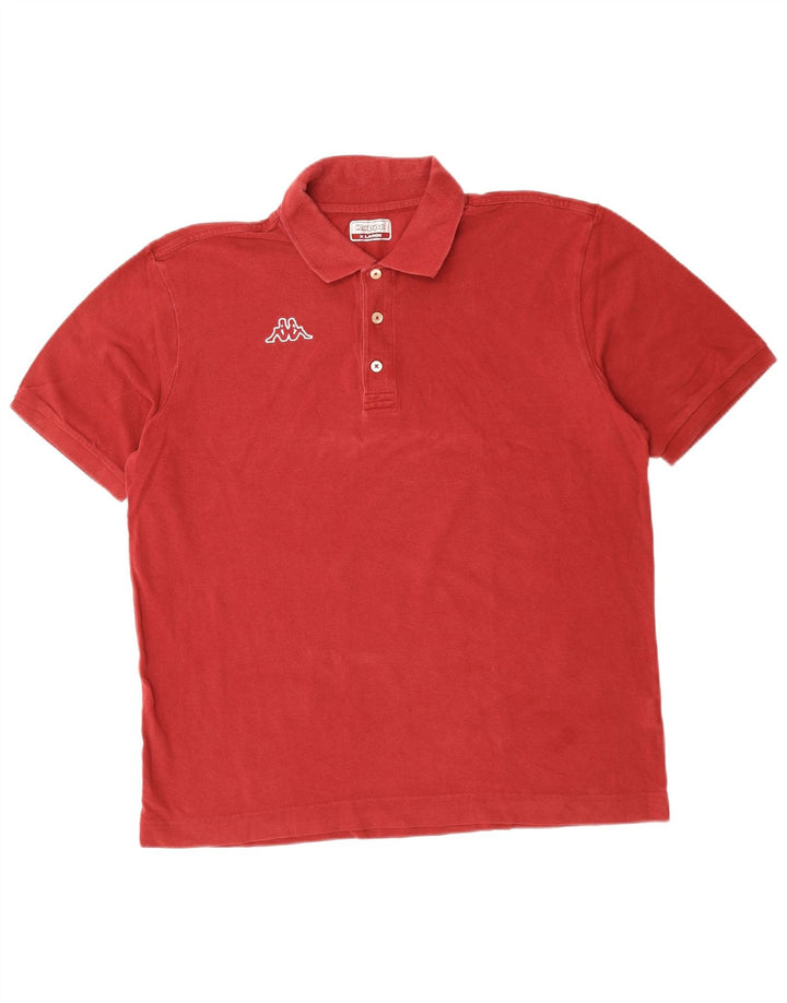 KAPPA Polo Homme XL Rouge Coton