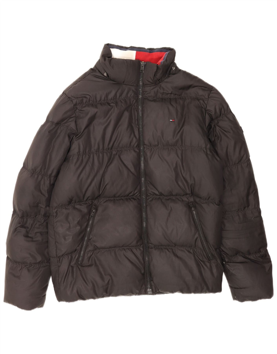 Tommy Hilfiger Veste matelassée pour hommes UK 42 XL Noir Polyester