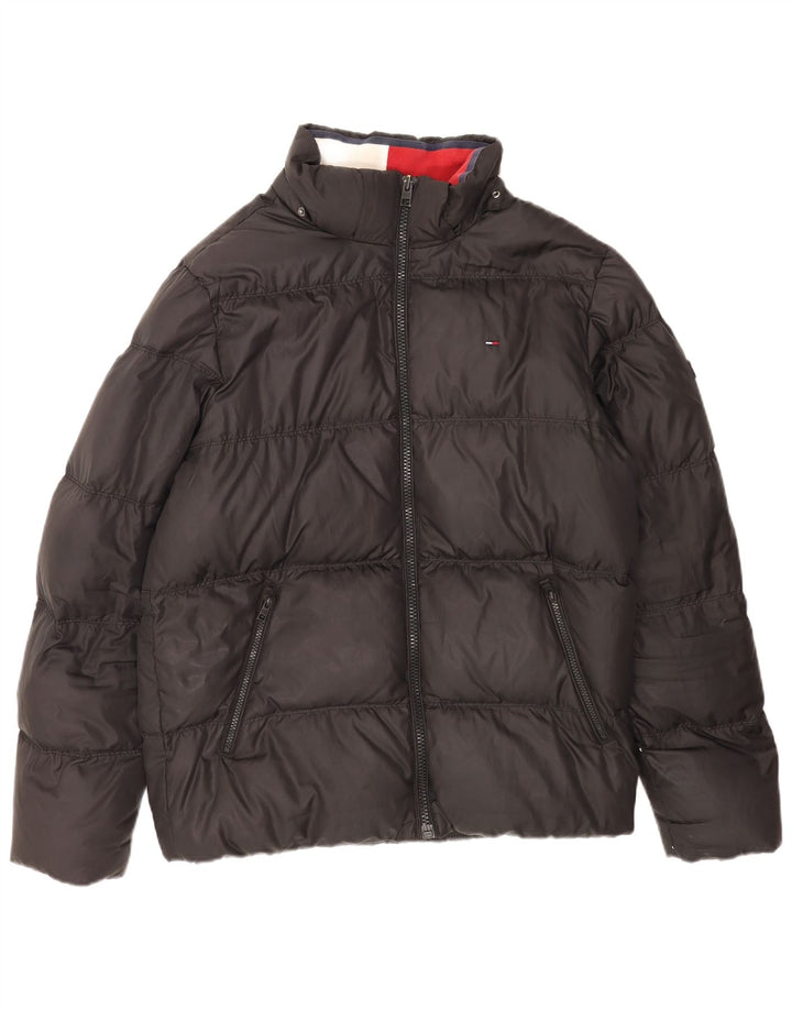 Tommy Hilfiger Veste matelassée pour hommes UK 42 XL Noir Polyester